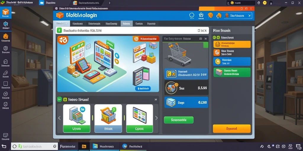 Screenshot menampilkan karakter dalam misi seru.