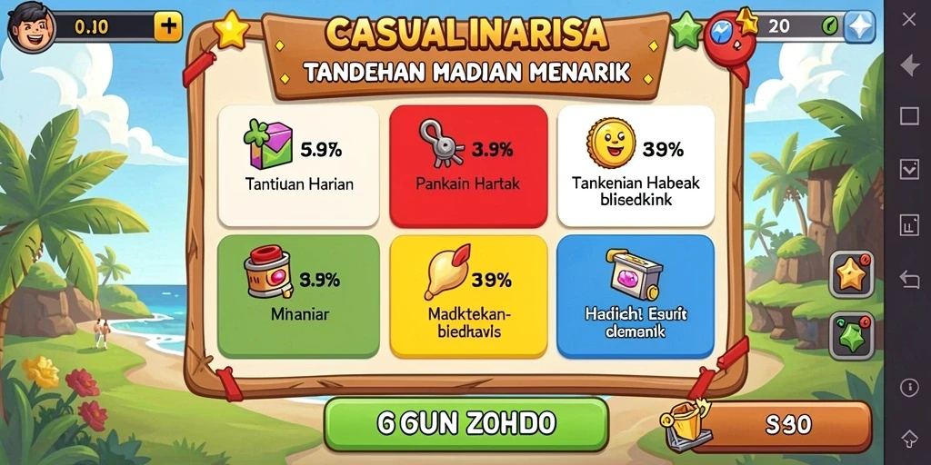 Tampilan antarmuka yang intuitif dan menarik.