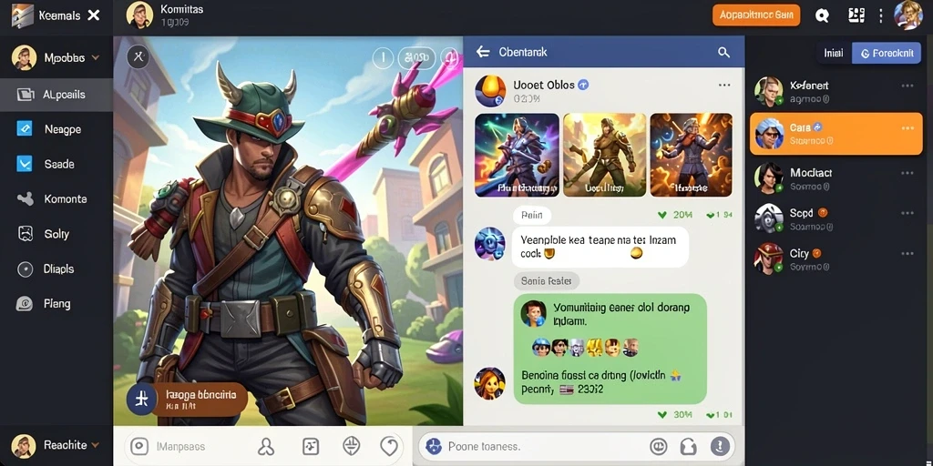 Grafis yang menawan dan interaksi pengguna.