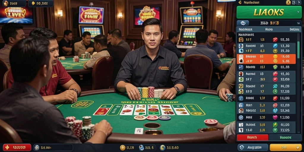 Tampilan utama VITA555 yang menarik dan mudah dinavigasi.